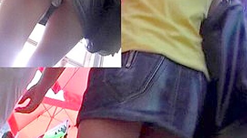 Flirt causing upskirt (fake) movie scene | watch  HD hidden cam xxx movie for free